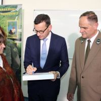 Wizyta Premiera Morawieckiego w Biebrzańskim Parku Narodowym