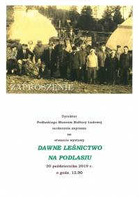 DAWNE LESNICTWO NA PODLASIU