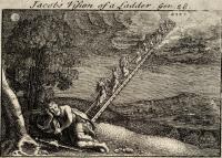 rycina Wenzela Hollara (1607-1677) zatytułowana; Jacob's ladder